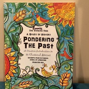 Colorful Pondering the Past Book by The Thinking Tree